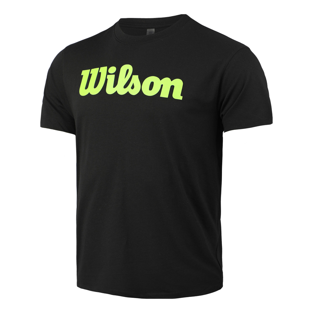 Мужское теннисное поло Wilson Script Tech T-Shirt Men - Black