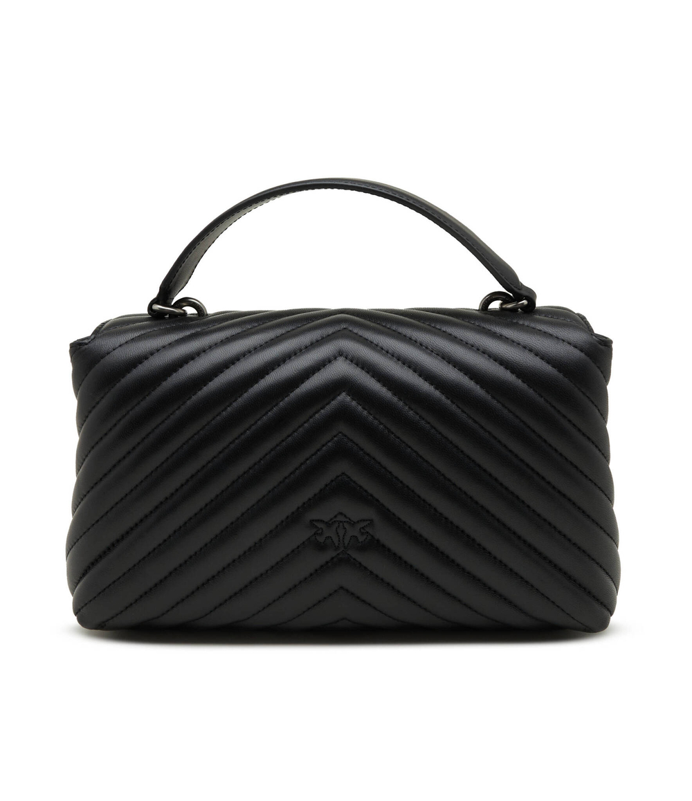 Кожаная сумка-мессенджер love lady puff classic Pinko - черный(100043 A0GK)