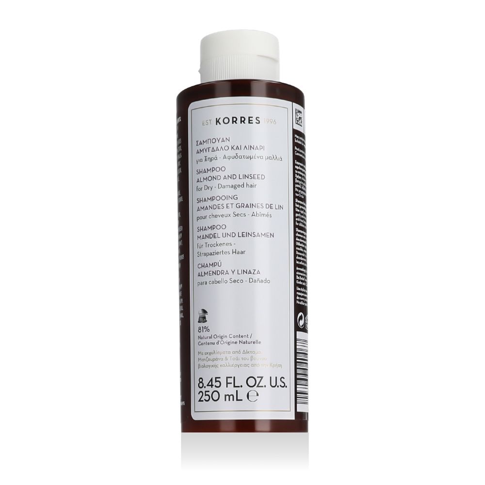 Korres Almond And Linseed Shampoo 250 ml Korres Almond And Linseed Shampoo 250 ml