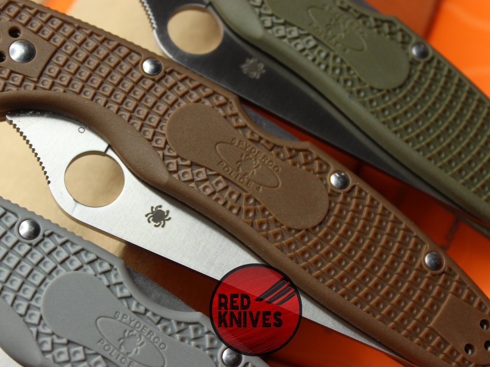 Нож Spyderco Police LTW - рукоять "Coyote Brown" (коричневый) A+++