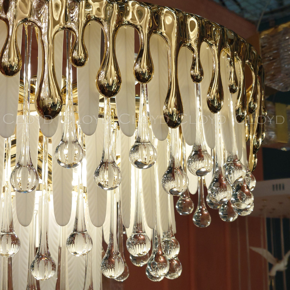 Люстра Cloyd CAPULETTI C9 / Ø49 см - золото (арт.11204)