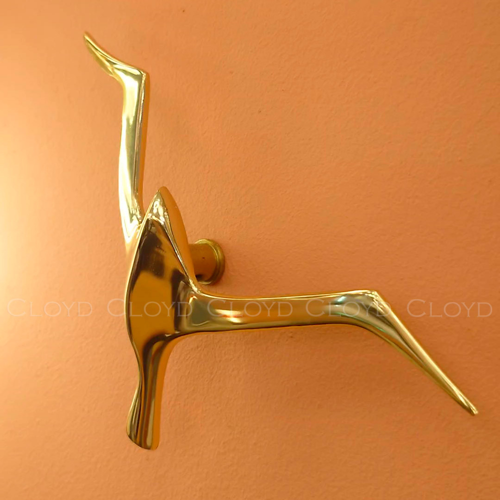 Декор настенный Cloyd арт.50157 / шир. 17 см - латунь / серия 1634