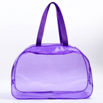 4443153 Сумка в роддом 30х45х20 ПВХ, цветная пленка, ручки рем. лента, цвет фиолетовый