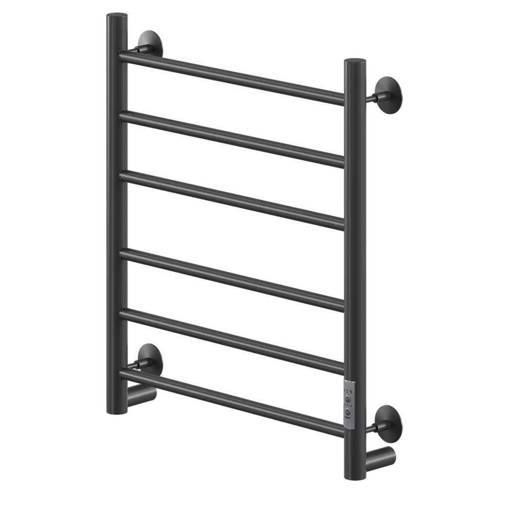 Полотенцесушитель MIXLINE VEGA  60х50 (таймер, 253 Вт, 6 перекладин) электрический ЧЕРНЫЙ