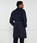 Тренч H-Hyde-241 BOSS BLACK - темно-синий(50534911)