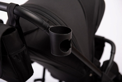 Прогулочная коляска Peppy Amici с автокреслом First Black Black рама Black