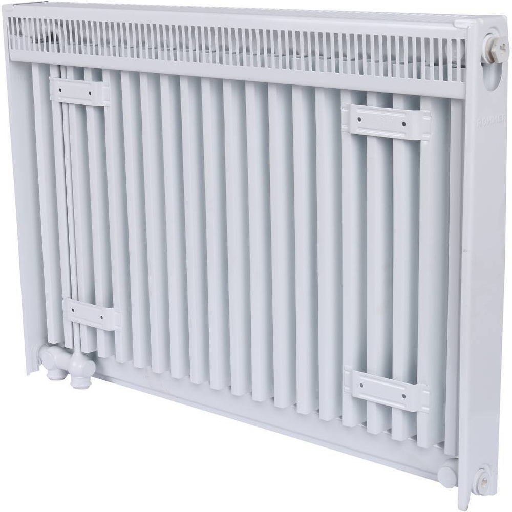 Радиатор панельный профильный ROMMER Ventil тип 11 - 500x700 мм (подключение нижнее, цвет белый)