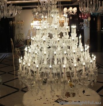 replica BACCARAT ZÉNITH CHANDELIER ( 124 lights + clear )
