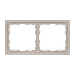 Рамка пластиковая FRM-NOBE-SFPL-2-CA (Arlight, Кашемир) 059456