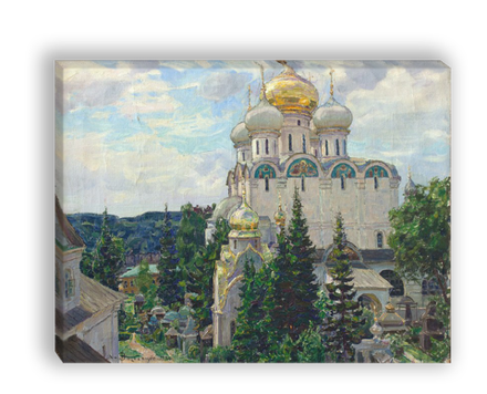 "Новодевичий монастырь. Собор", Васнецов А. М., картина для интерьера (репродукция)