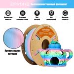 Пластик Eryone Matte Gradient Multi-Color PLA 1.75mm 1kg fairy tale-pink & green & blue