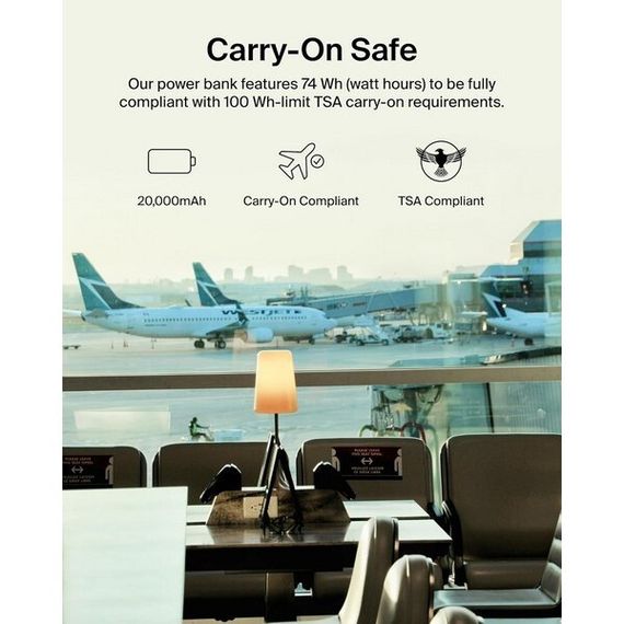 Внешний аккумулятор Belkin BoostCharge 20000mAh (BPB012btBK) Black / Черный