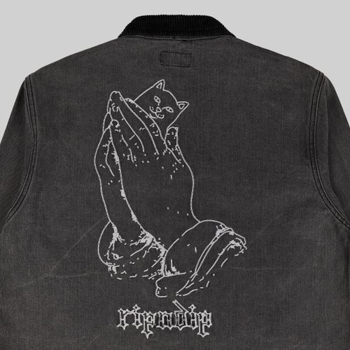 Куртка мужская Ripndip Los Feliz Denim Work Jacket артикул:RND10192 - купить в магазине Дайс