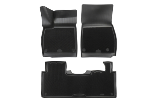 Ковры в салон Norplast для AVATR 11 (2022-), 4-х местный, Черный, арт.NPA11-C157-110-CM