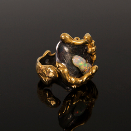 Кольцо с Благородным Опалом (Эфиопия)