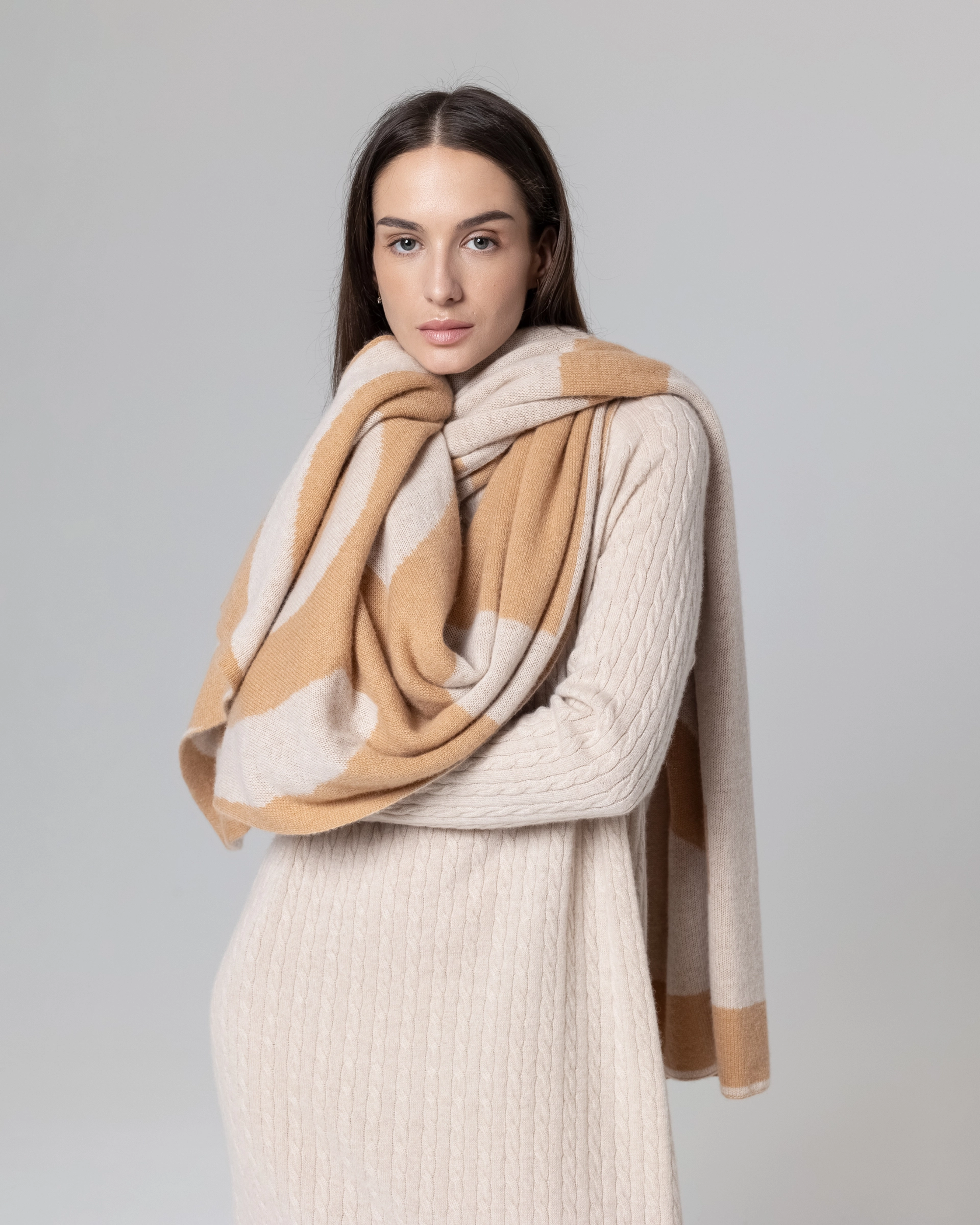 Кашемировый палантин