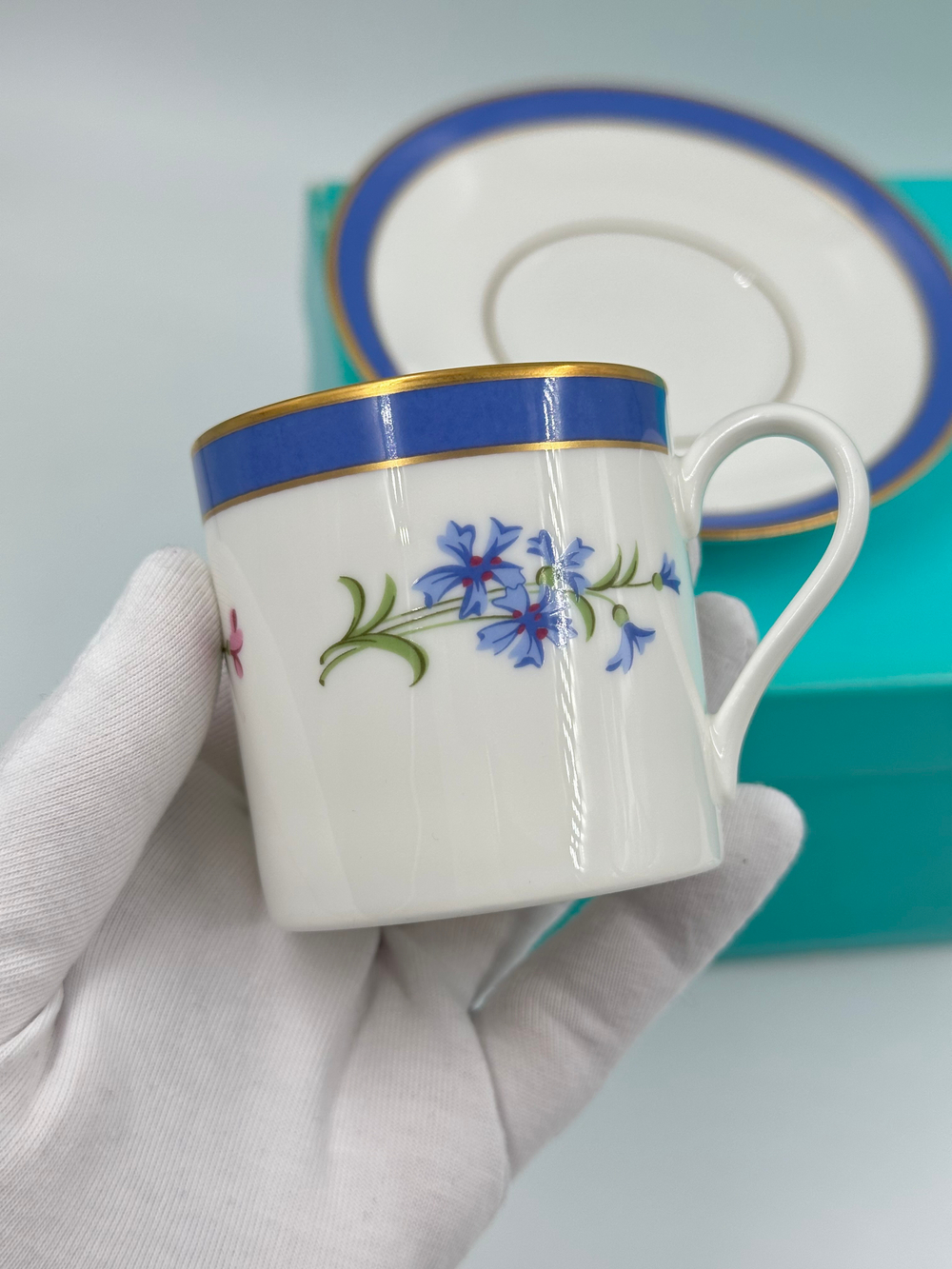 Набор из 2 кофейных пар Tiffany & Co, Tiffany Floral