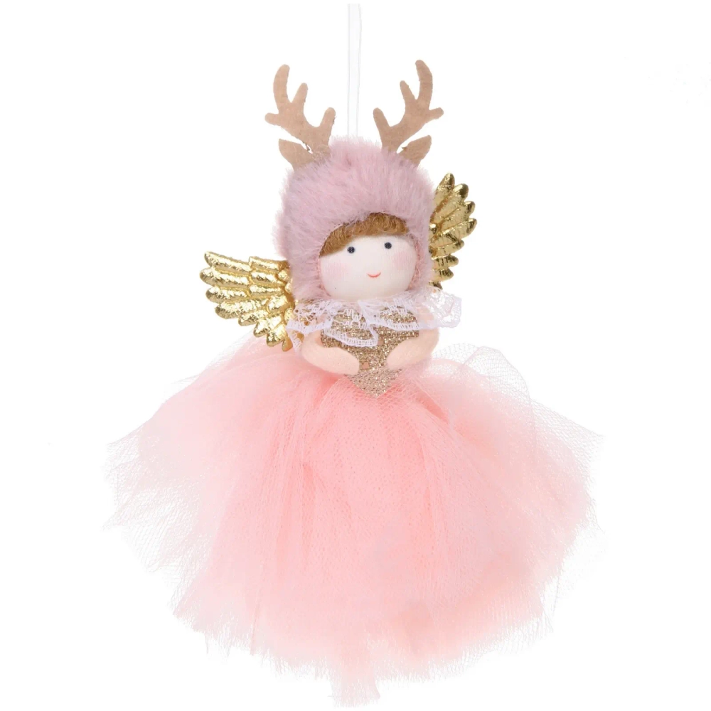 Подвеска «Фея из сказки» 14 см, розовый