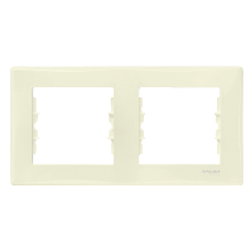 Рамка 2-постовая SEDNA бежевый Schneider Electric