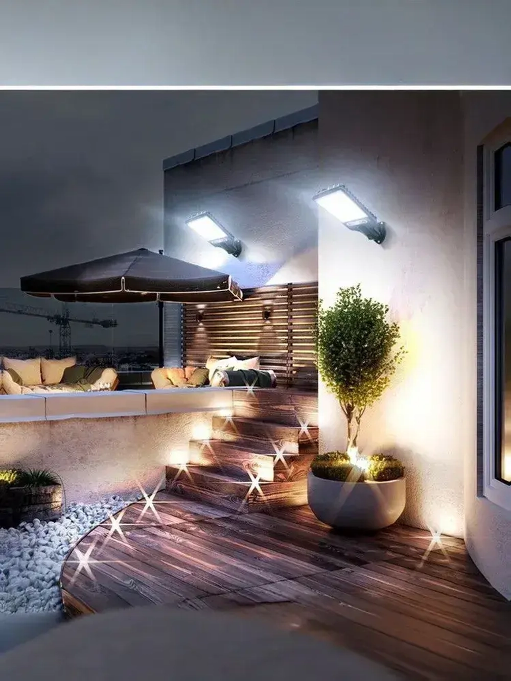 Уличный светильник, Без цоколя