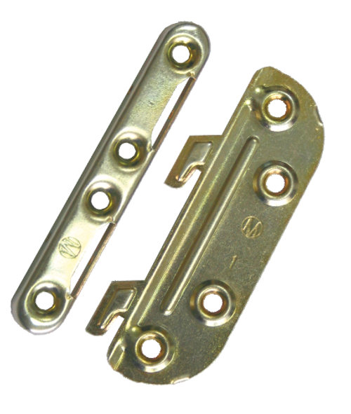 СТЯЖКА КРОВАТНАЯ МЕТАЛЛИСТ МАЛАЯ ЦИНК ЖЕЛТЫЙ