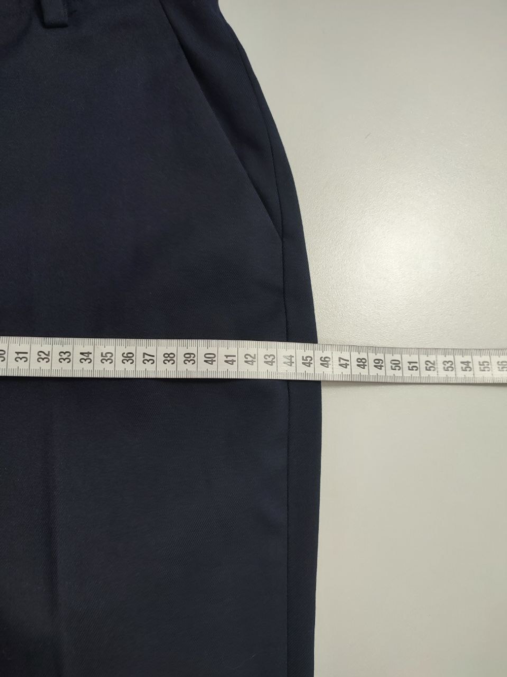 Брюки темно-синие базовые 42-44 размер