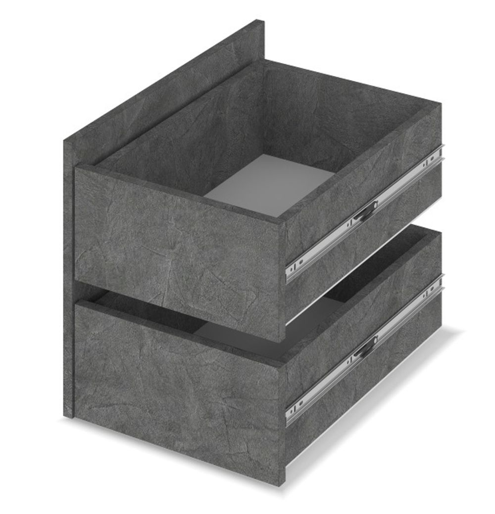 Шкаф четырехстворчатый "Пандора" П42 (камень темный/ирландский дуб)