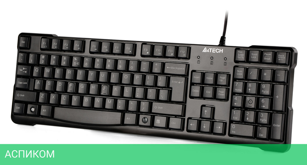 Клавиатура A4Tech KR-750 черный