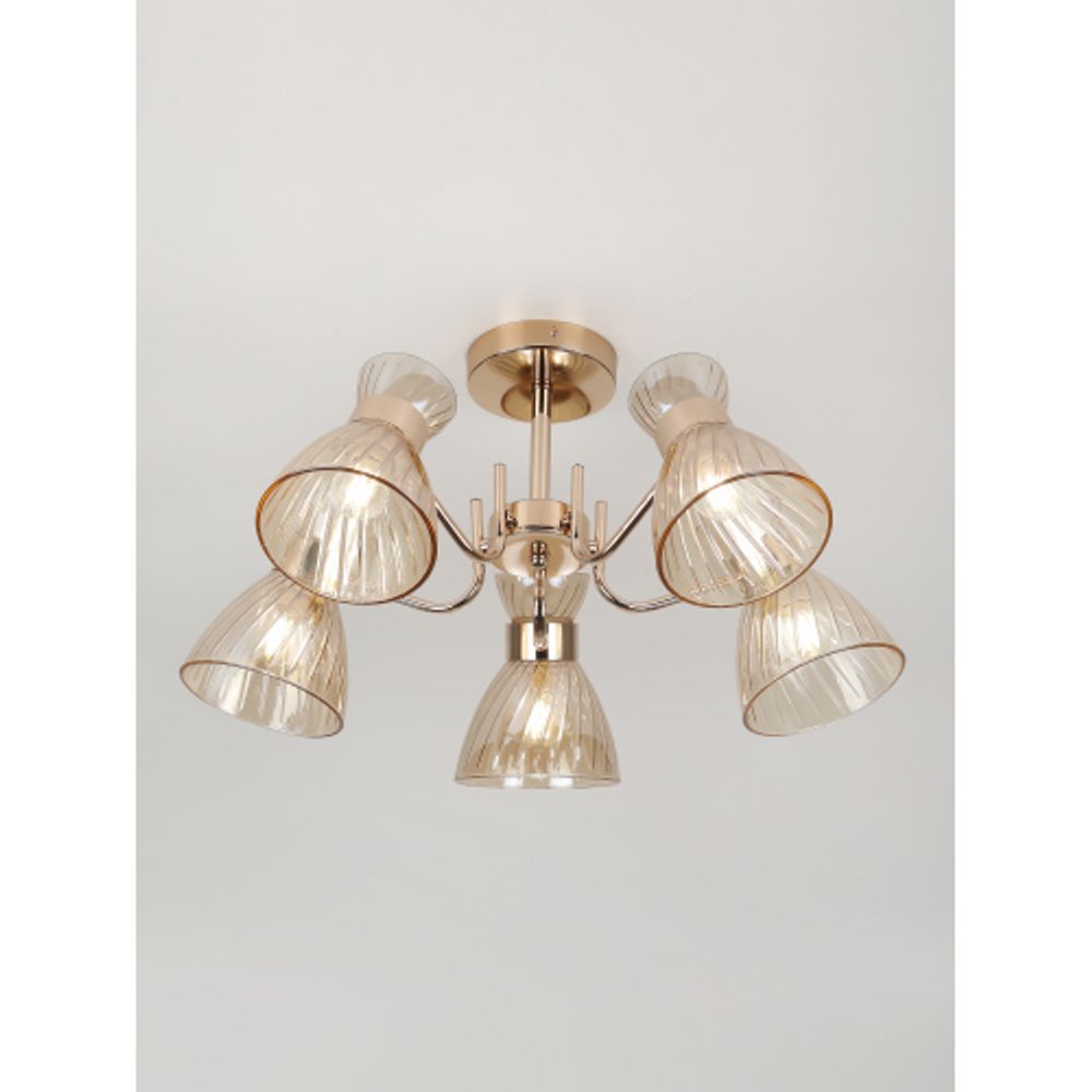 Люстра Rivoli   9183-305 5хЕ27 60 Вт модерн