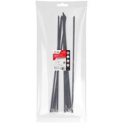 Кабельная стяжка (хомут) стальная AISI 304 с полимерным покрытием ЭРА NO-225-257 4.6 х 300 мм 10 шт | Кабельные стяжки (хомуты) стальные