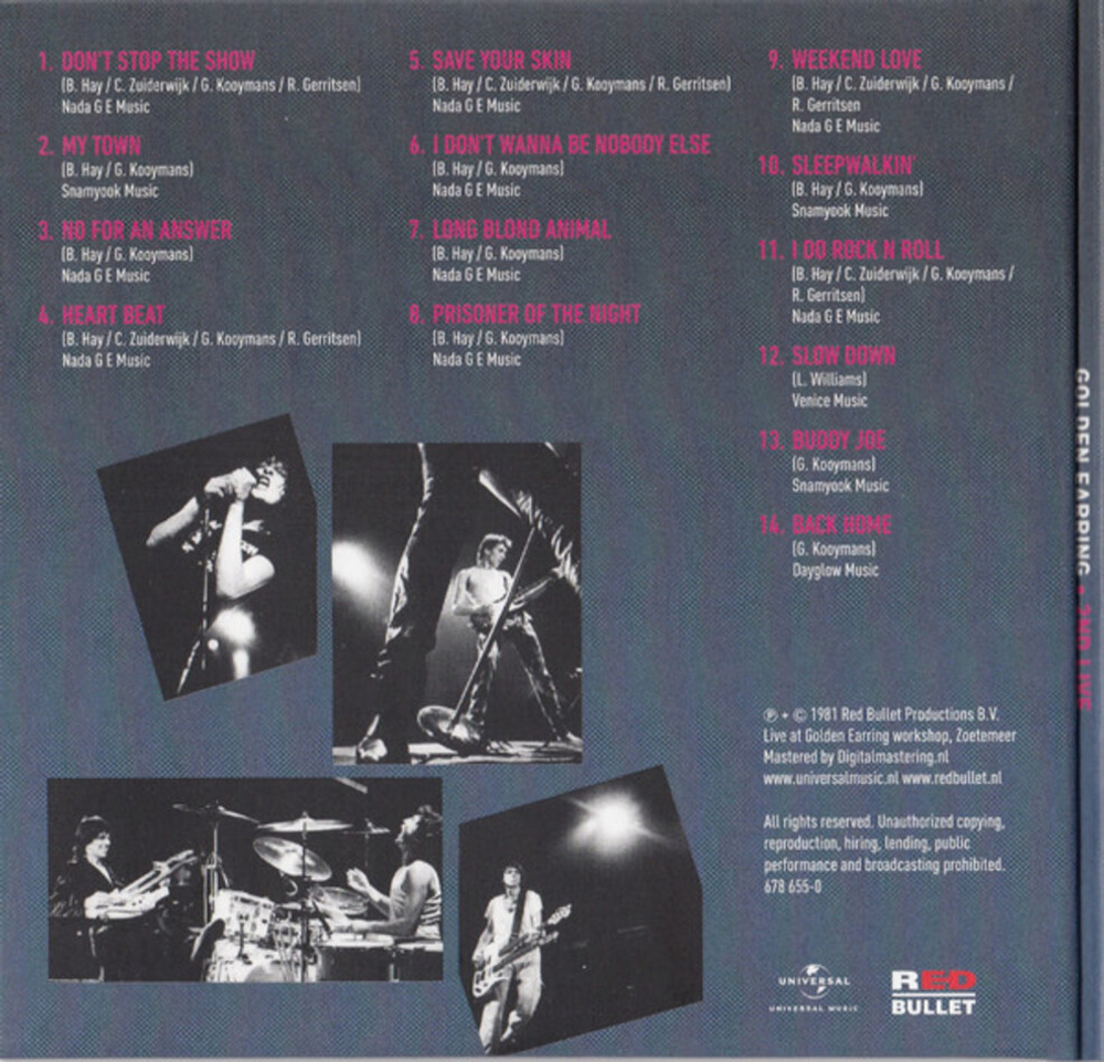 Golden Earring / Alive... Through The Years 1977-2015 (Limited Edition)(11CD)