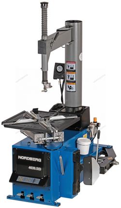 NORDBERG (4639,5IDB 220) Станок шиномонтажный полуавтомат, односкоростной, стол с накладками, 220 В, синий