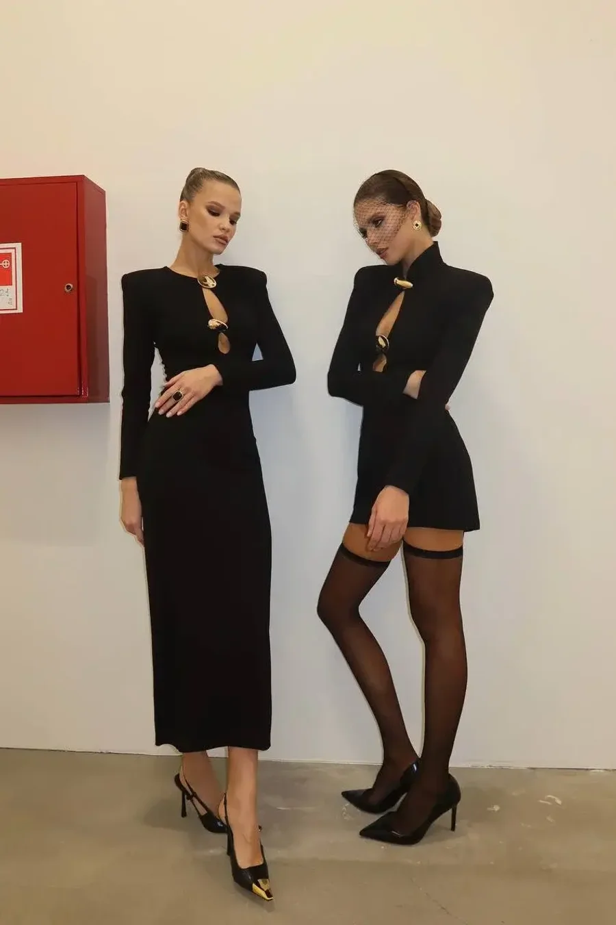 Платье миди "Грейс", Черный