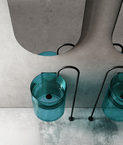 Раковина Abber Kristall 42 AT2704Aquamarin Бирюзовая