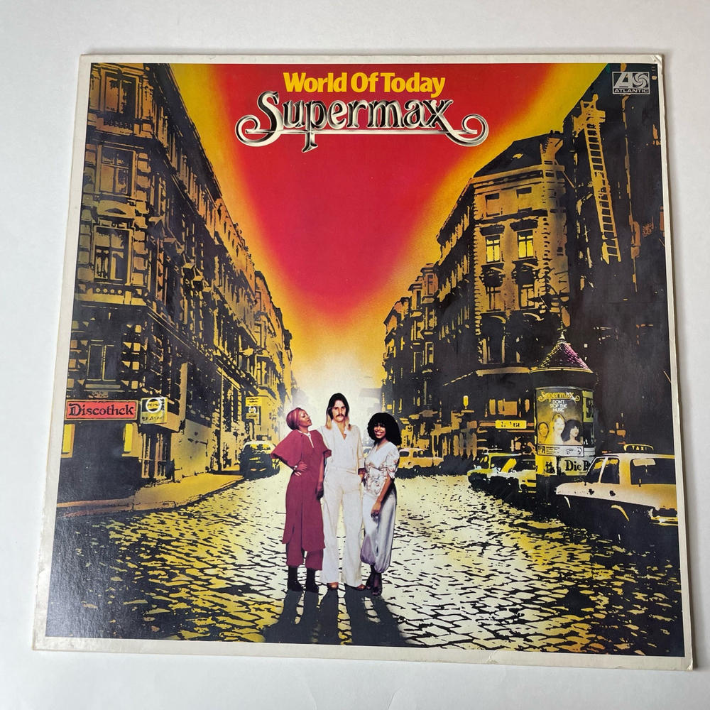 Винтажная виниловая пластинка LP Supermax World Of Today (Германия 1977) Lovemachine