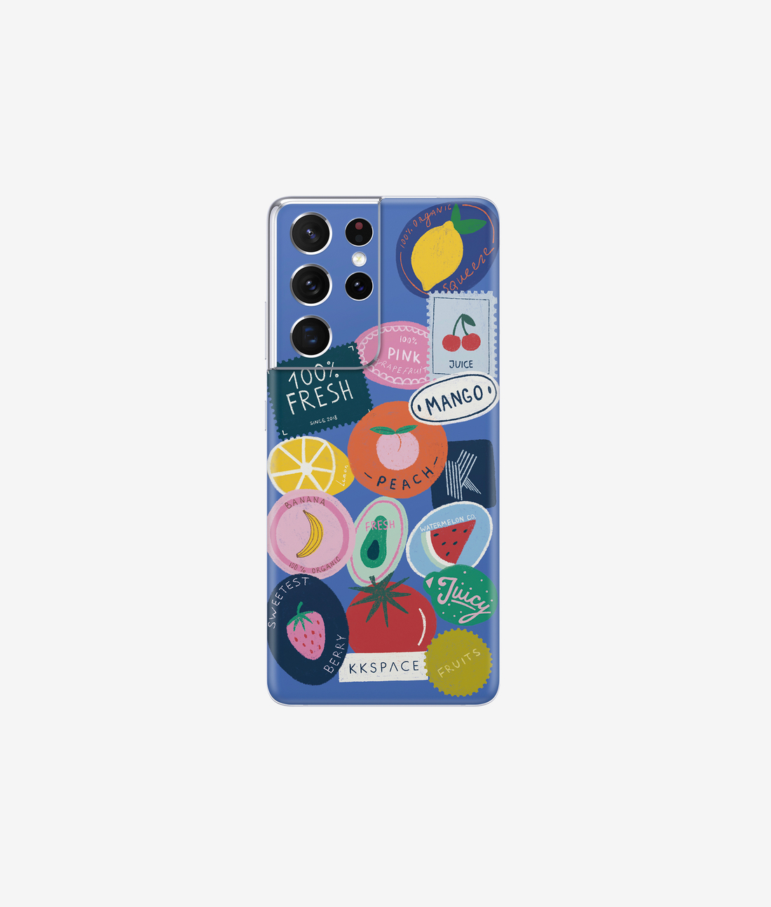 Виниловая наклейка FRUIT MARKET для Samsung Galaxy
