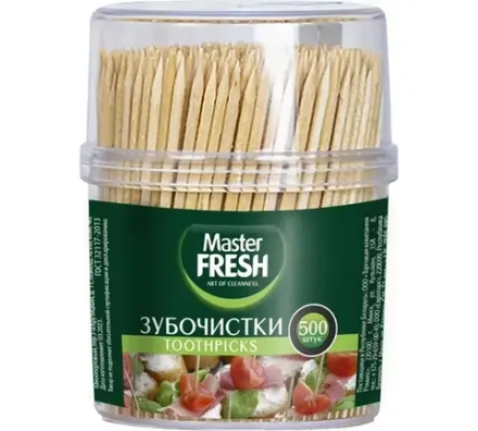 Зубочистки Master FRESH 500шт