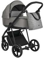 Детская коляска Roan Sol 3 в 1 с автокреслом Avionaut Silver Black RSL/1011 Cloud Grey