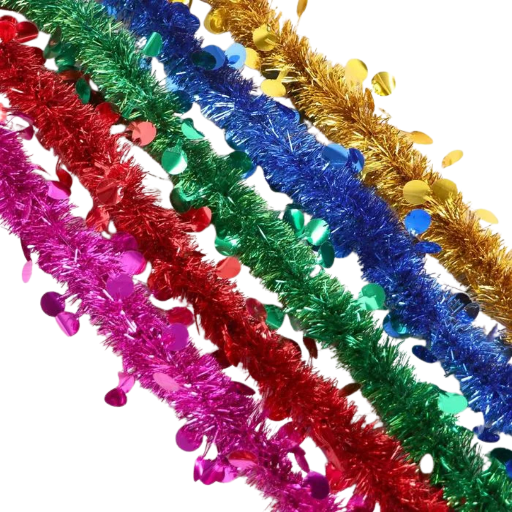 Новогодняя мишура цветная (540)