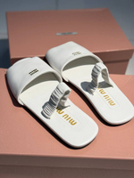 Шлепанцы MIU MIU