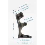 Черная рельефная насадка на пенис «Оки-Чпоки» - 8,4 см. (Цвет: черный)