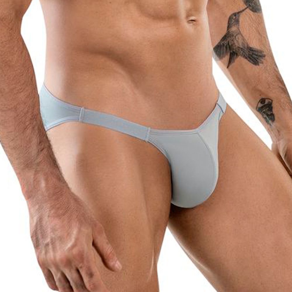 Мужские трусы брифы серые Clever Moda OOMPH BRIEF 186512