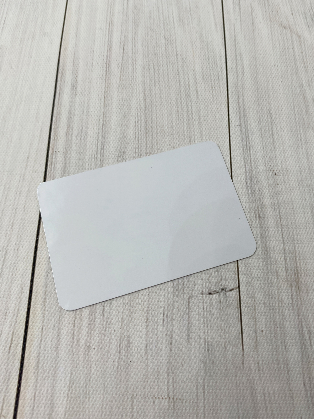 заготовка бейдж белая