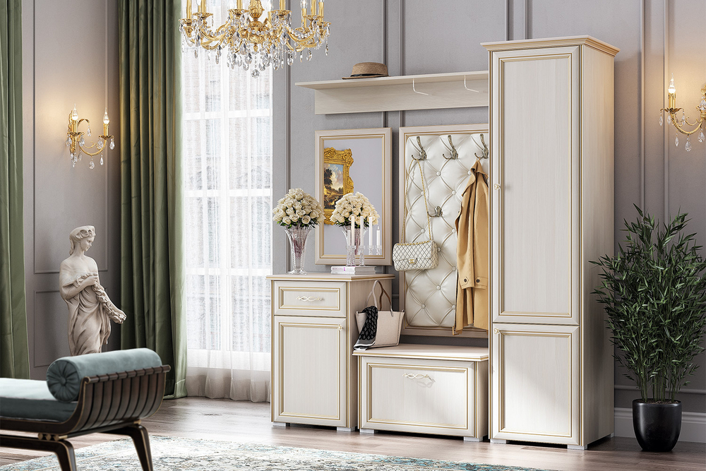 Вешалка настенная Парма, Сандал светлый