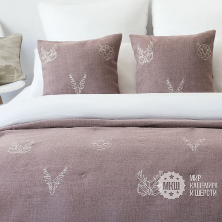 Покрывало для спальни ЛУККА (арт. BL02-292-06) - пудровое