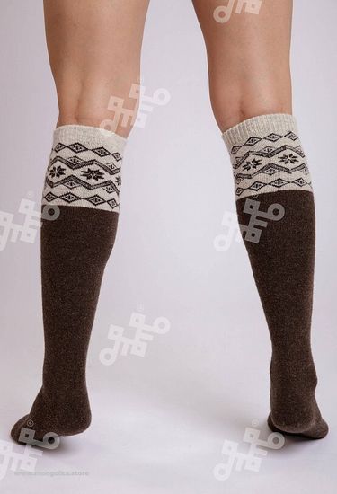 Гольфы из 100% монгольской шерсти