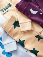 Пижама для мальчика Next B05-099, 3 шт., Бордовый, Голубой, Песочный