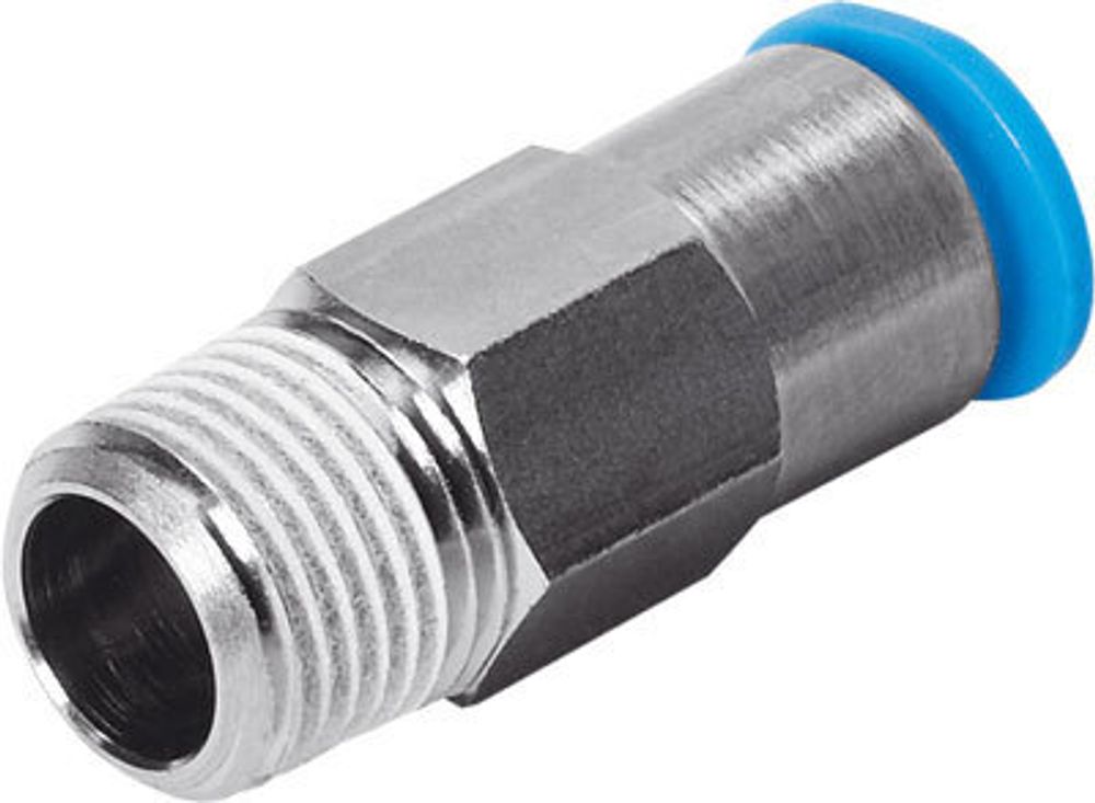 QSK-1/4-8 Цанговый штуцер с резьбой, самозапирающийся
