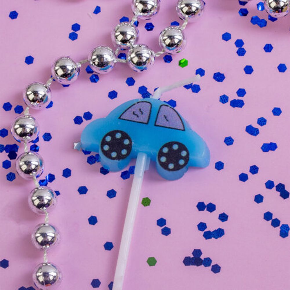 Свечи фигурные для торта на шпажках "Машинки", 5 шт., 2х3 см, ЗОЛОТАЯ СКАЗКА, 591464