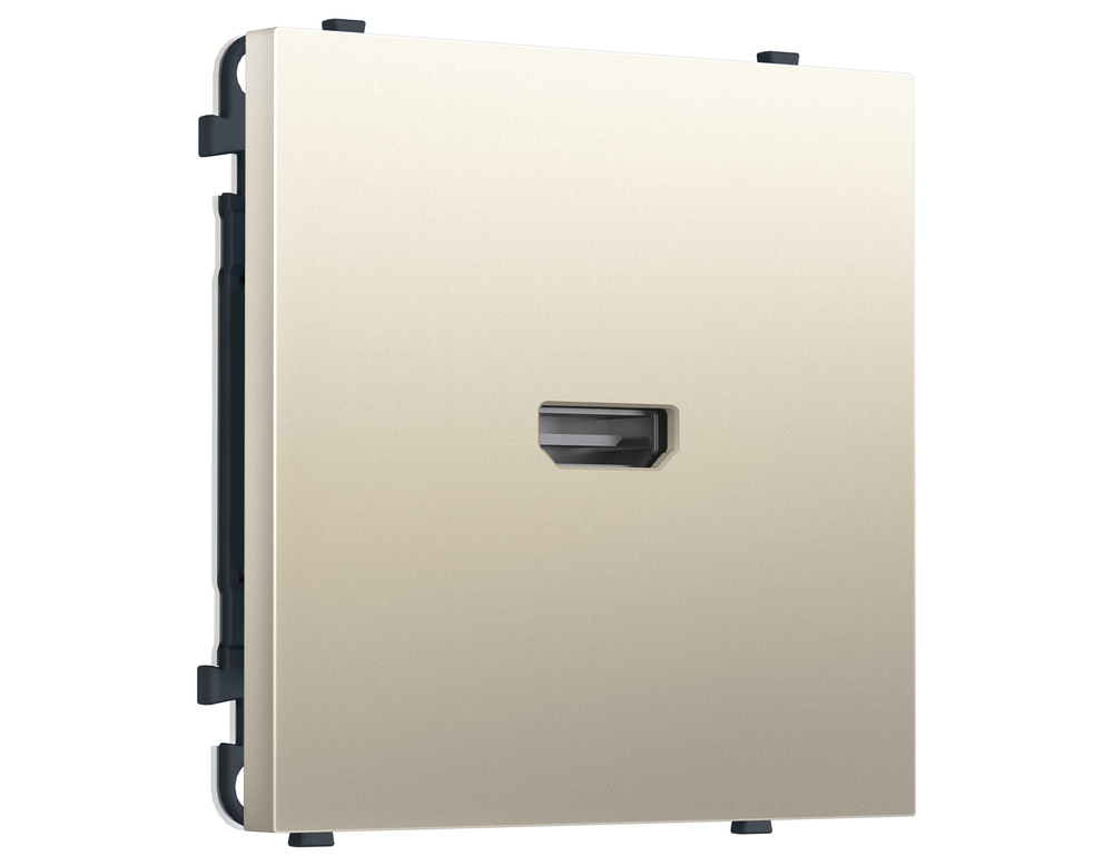 MS554030 Комплект механизма розетки HDMI 2.1 SIGMA Шёлк 30V/900MS 4K-120HZ 8K-60Hz QUANT PRO (SP5540, PR223)